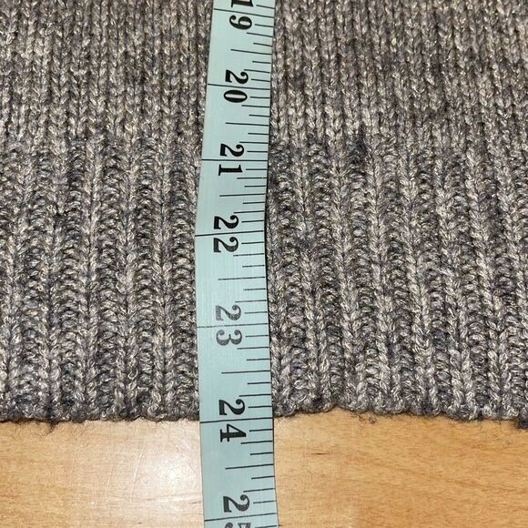 Elie Tahari Womens Mock Neck Metallic Speckle Sweater Charcoal Gray Size Small - Picture 10 of 10